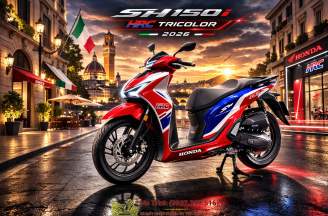 Honda Sh150 HRC 2026: Phiên bản Tricolor đậm chất đường đua, có gì hấp dẫn?